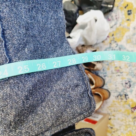 Banana Republic Indigo Wool Blend Textured Knit Boyfriend Blazer 4 - Picture 11 of 13